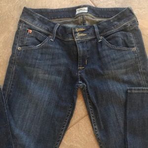 Hudson skinny flap jeans